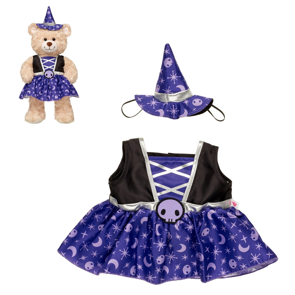 Vestido Bruja Kuromi Hwn 25 Sanrio Build-A-Bear